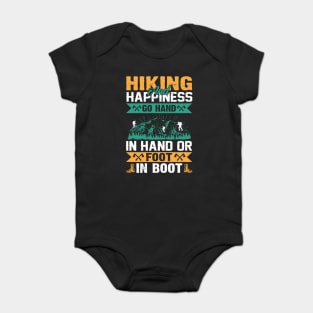 Hiking and Happiness Baby Bodysuit